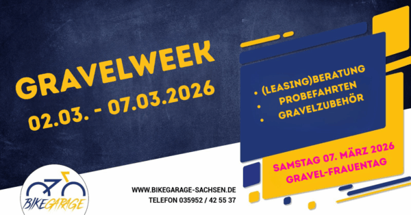 Gravelweek in der Bikegarage Sachsen